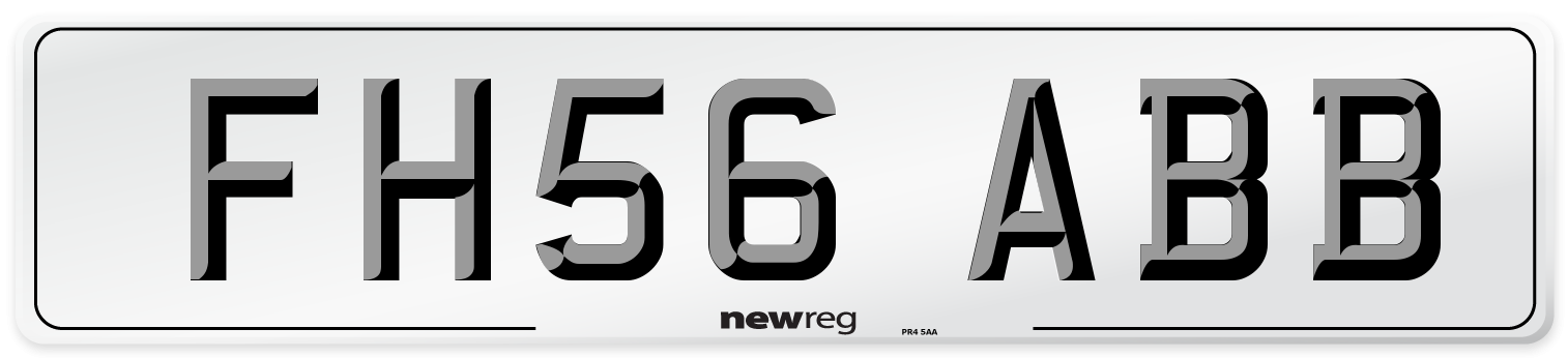 FH56 ABB Number Plate from New Reg